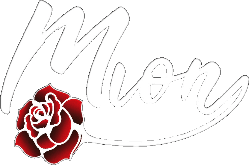 Logo branca do DJ Mion Rosa